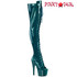 ADORE-3021GP, Teal Glitter Thigh High Boots