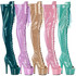 ADORE-3021GP, Glitter Thigh High Boots By Pleaser USA