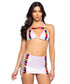 J. Valentine JR-111, Rainbow Harness Vinyl Top View With Skirt JR112