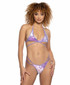 JR-155, Lavender Sequin Velvet Wrap Bikini Set