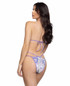 JR-135, White Sequin Velvet Ring Bikini Set Back View