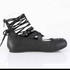 DAISY-11, Lace-up Ballet Flat Maryjane Side View