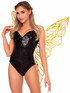 A2916, Gold Iridescent Fairy Wings Front View