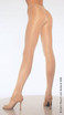 0992Q, Plus size color Nude Opaque Sheer to Waist Tights