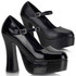 DOLLY-50, Mary Janes Chunky Heel Platform Pumps By Demonia