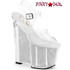 Pleaser AMAZE-808SRS, 8 Inch Wedge Heel with Stimulated Rhinestones Sandal