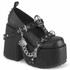CAMEL-33, 5 Inch Chunky Heel T-Strap Maryjane By Demonia