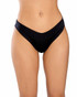 R-6733, Black Pucker Back Mini Short By Roma
