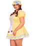 LA87271X, Beary Cute Goldilocks Plus Size Costume Side View