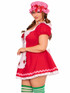 LA87268X  Plus Size Berry Cutie Costume Side View