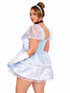 LA87287X, Plus Size Ballroom Babe Costume Back View