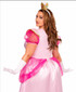 LA85461X, Classic Pink Princess Plus Size Costume Back View