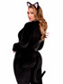LA87284X, Pretty Kitty Plus Size Costume Back View