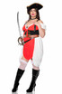 Music Legs ML-71160Q, Plus Size Adventurous Pirate Costume Full View