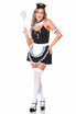 Music Legs ML-71176, Fancy French Maid Costume Music Legs ML-71176, Fancy French Maid Costume