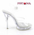 LIP-108C, 5 Inch Heel Ankle Strap Sandal Side View