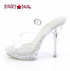 Fabulicious LIP-108C, 5 Inch Heel Ankle Strap Sandal