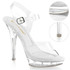 LIP-108C, 5 Inch Heel Ankle Strap Sandal By Fabulicious