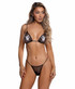 PBLI220, Black Bunny Mesh Bikini Set  By  PlayBoy Lingerie