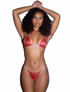 PBLI224, Red Shimmer Bikini Set