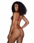 PBLI224, Red Shimmer Bikini Set Back View