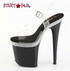 Pleaser FLAMINGO-808MLS, 8 Inch Heel Rhinestones Platform Sandal