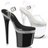 FLAMINGO-808MLS, 8 Inch Heel Rhinestones Platform Sandal By Pleaser USA