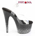 Pleaser ADORE-708SPKL-01, 7" Platform Rhinestones Sprinkle Design
