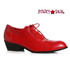 129-MACK,  Red 1 Inch Heel Men's Shoes