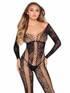 LA89369, Lace Lingerie Jumpsuit By Leg Avenue