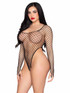 LA89377, Black Fishnet Teddy By Leg Avenue