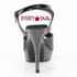 ATHENA-509, 5 Inch Ankle Strap with Rhinestones Back View