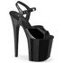 FLAMINGO-809WRB, 8 Inch Heel Ankle Strap Sandal By Pleaser USA