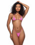 R6740, Hot Pink Rhinestone Bikini Set