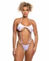 R6743, White Velvet Teddy With Dots