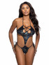 Roma R6752, Black Velvet Tie-Side Teddy