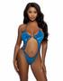 R6753, Turquoise Velvet Teddy By Roma