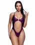 R6760, Fuchsia Shimmer Raver Bodysuit