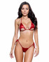 R6773, Red Open-Cup Bikini Set