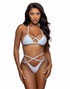 R6779, White Strappy Bikini Set