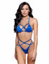 R6782, Royal Blue Spandex Strappy Bikini Set By Roma