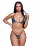 R6789, Black Shimmer Bikini Set