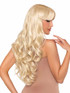 Leg Avenue A2723, Blonde Wavy Wig Back View