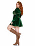 LA87353X, Plus Size Swamp Princess Costume Side View