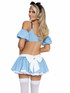 LA87364, Wonderland Alice Costume Back View