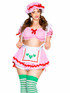 Leg Avenue LA87233X, Plus Size Berry Babe Costume