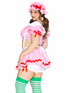 LA87233X, Plus Size Berry Babe Costume Side View