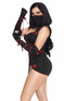 LA87323, Shadow Strike Ninja Costume Side View
