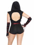 LA87323, Shadow Strike Ninja Costume Back View