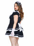 LA87286X, Maid to Flirt Plus Size Costume Side View